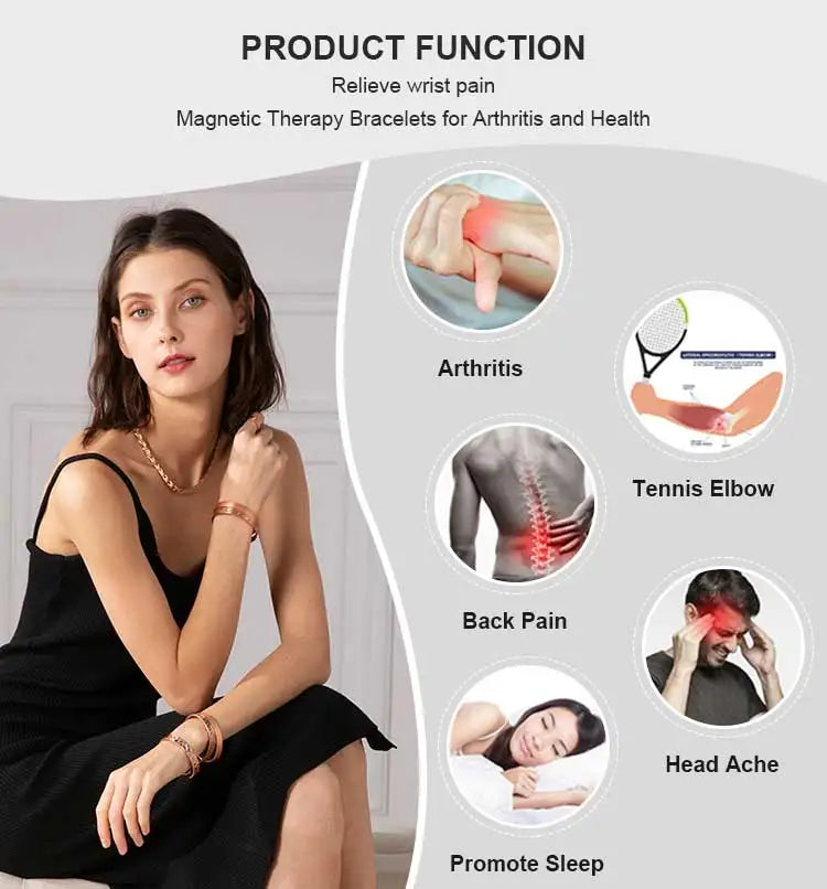 Copper Relief™ Therapeutic Bracelet – Stylish Wellness You Can Feel